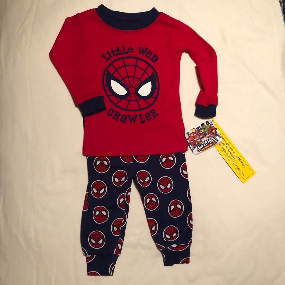 Spiderman “Little Web Crawler” pajamas for baby